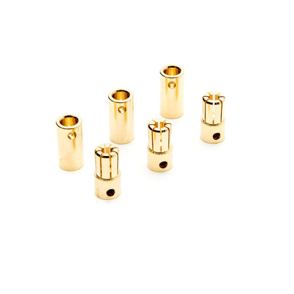 Dynamite Connector: Gold Bullet Set, 6.5mm (3 pk)