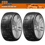 Wheels - Soft Mounted On-Road Tires Spoked Silver (2)