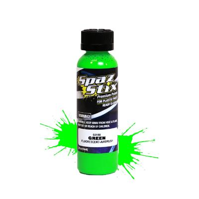 Spaz Stix Green Fluorescent Airbrush Paint 2oz