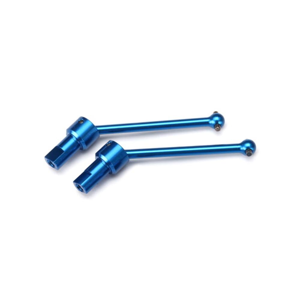 Traxxas Driveshaft Assembly, front & rear, blue-anodized aluminum