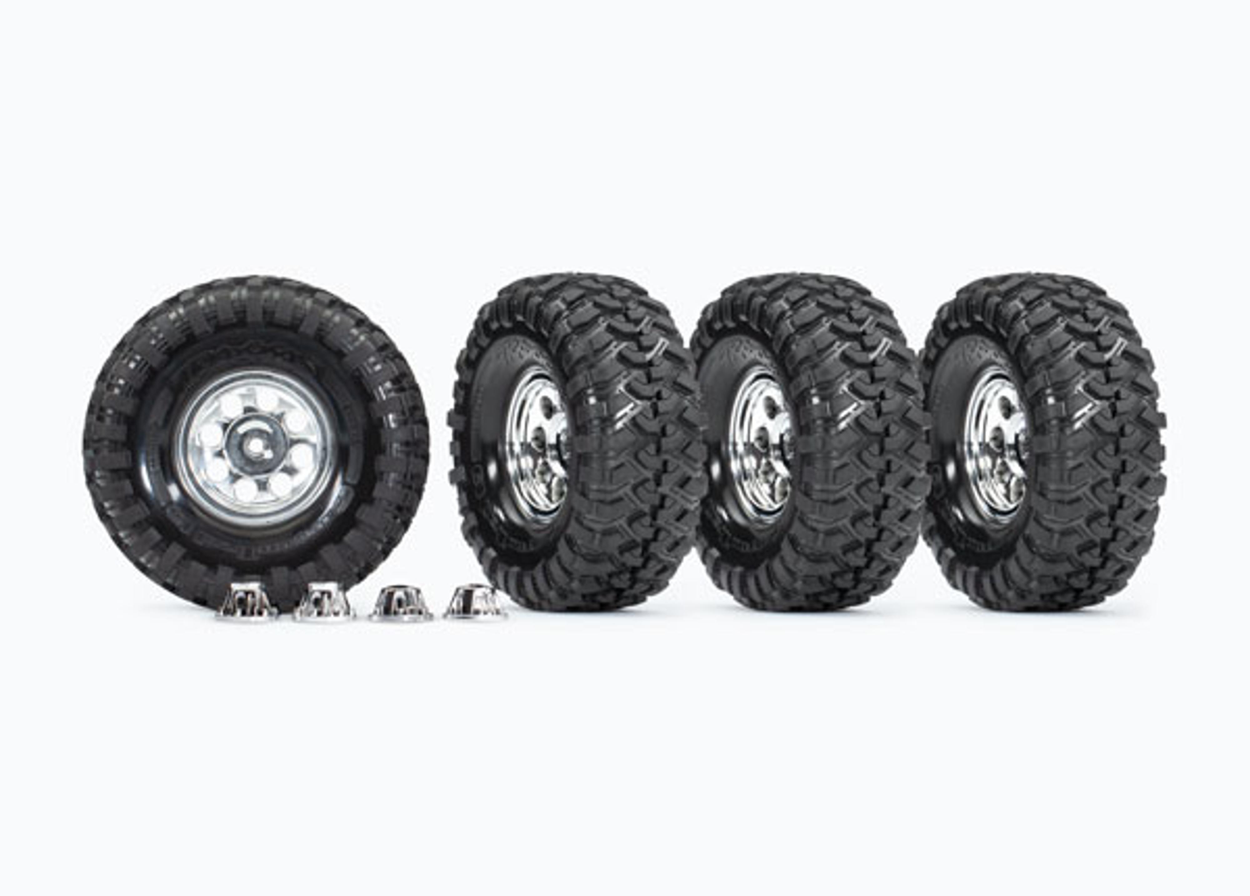 Traxxas 1.9in Wheels, Canyon Trail Tires (4 pcs)