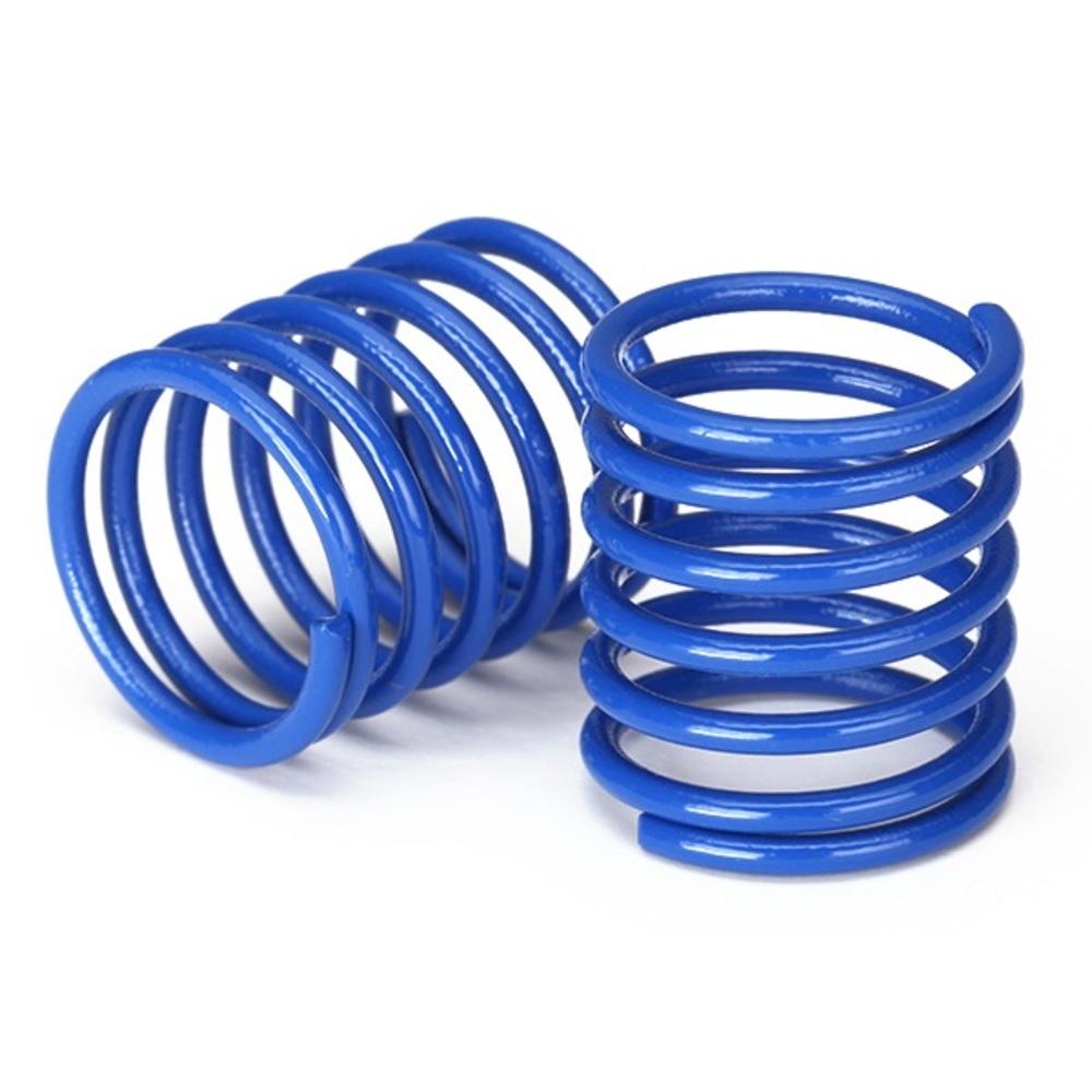 Traxxas Spring, shock (blue) (3.7 rate) (2)