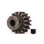 Traxxas 16-tooth pinion gear. Fits 5mm shaft, 1.0 metric pitch