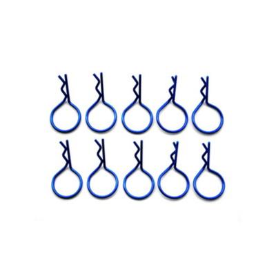 Large Ring Navy Blue Body Pins (10)