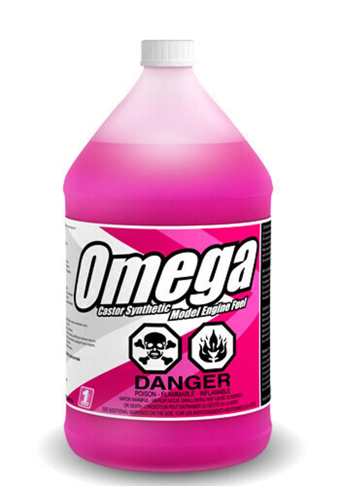 Omega 10% Nitro, 17% Oil Castor/Synthetic Blend R/C Model Fuel (1 Gal)
