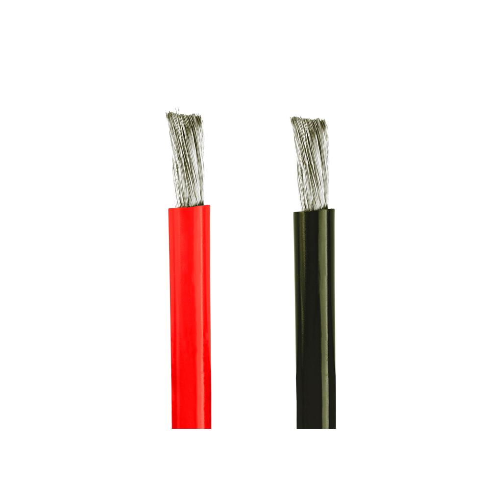 10 Gauge (10 AWG) SIlicone Wire (3ft, Black/Red)