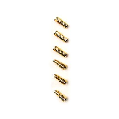 Bullet Connectors - 3.5mm - (3) Male, (3) Female