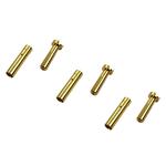 Common Sense RC Low Profile Bullet Connectors - 4mm 3 Male / 3 Female