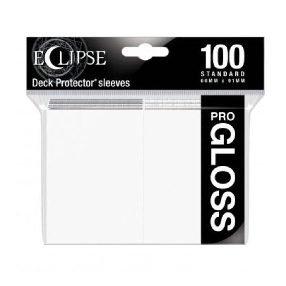 Ultra Pro Eclipse Gloss Standard Sleeves: Arctic White (100 ct)