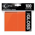 Ultra Pro Eclipse Gloss Standard Sleeves: Pumpkin Orange (100 ct)