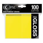 Ultra Pro Eclipse Gloss Standard Sleeves: Lemon Yellow (100 ct)