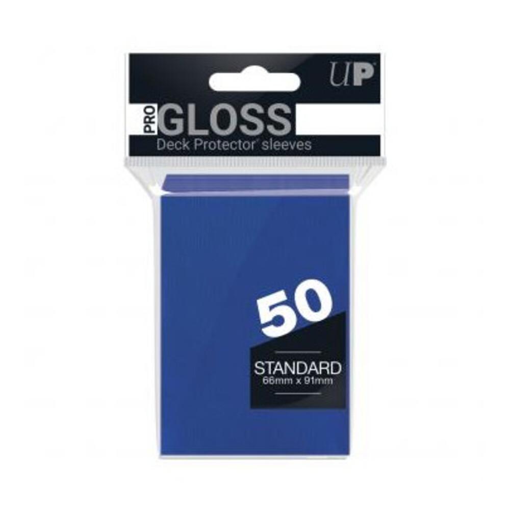 Ultra Pro Gloss Blue Standard Deck Protectors (50 ct)