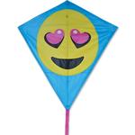 Premier 30 in. Diamond Kite - Luv Emoji