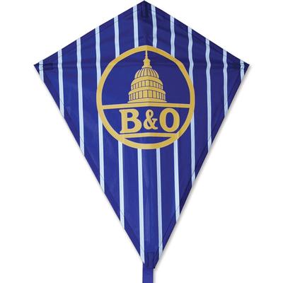 Premier 30 in. Diamond Kite - B and O (B & O) Logo Kite
