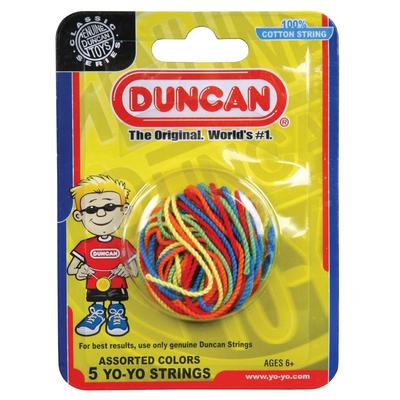 Duncan Yo-Yo String 5 Pack (Multi Color)