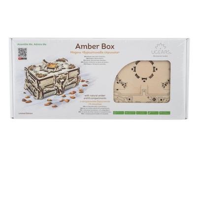 UGears Antique Amber Box Wooden 3D Model