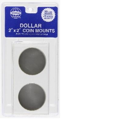 Large Dollar 2x2 Cardboard Coin Mount (35/pk)