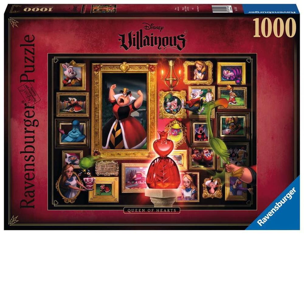 Puzzle - Villainous Queen of Hearts 1000pc Adult Puzzle
