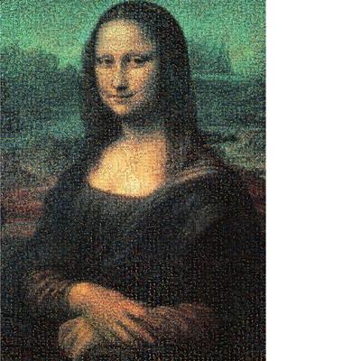Puzzle - Mona Lisa Mosaic - 500pc Photomosaic Jigsaw Puzzle