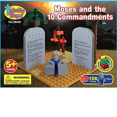 Moses and the Ten Commandments 138 piece block set