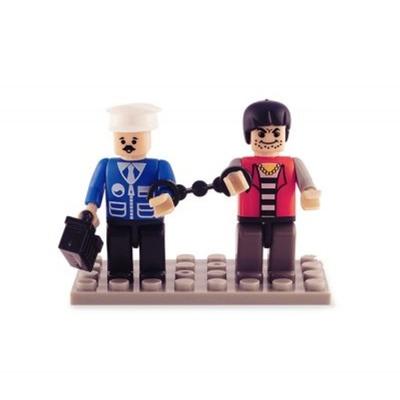 Brick Figurines -  Police-2 Duo