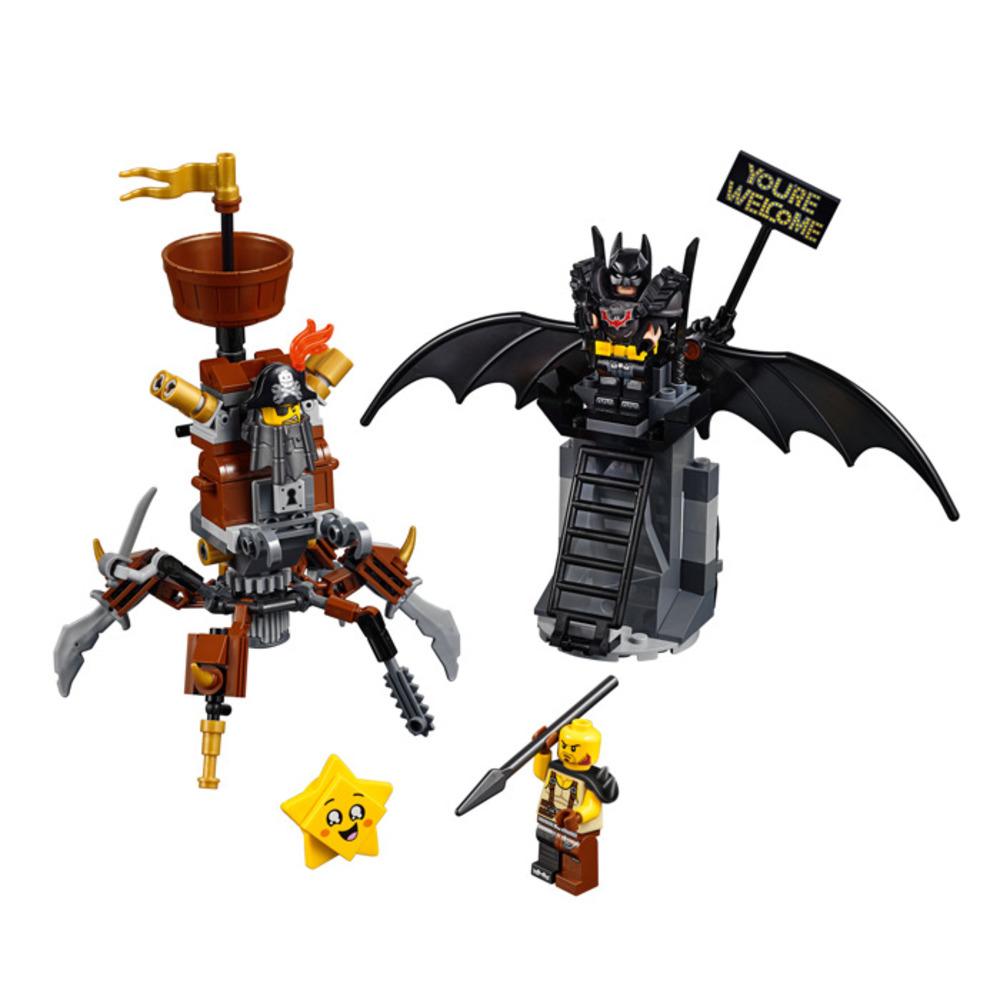 The LEGO Movie 2 Battle-Ready Batman and MetalBeard