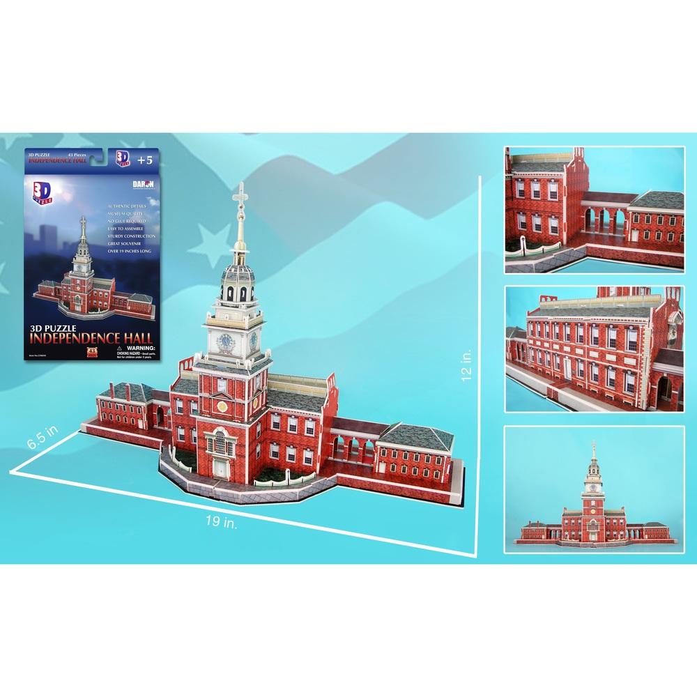 Daron World Trading 3D Puzzle - Independence Hall