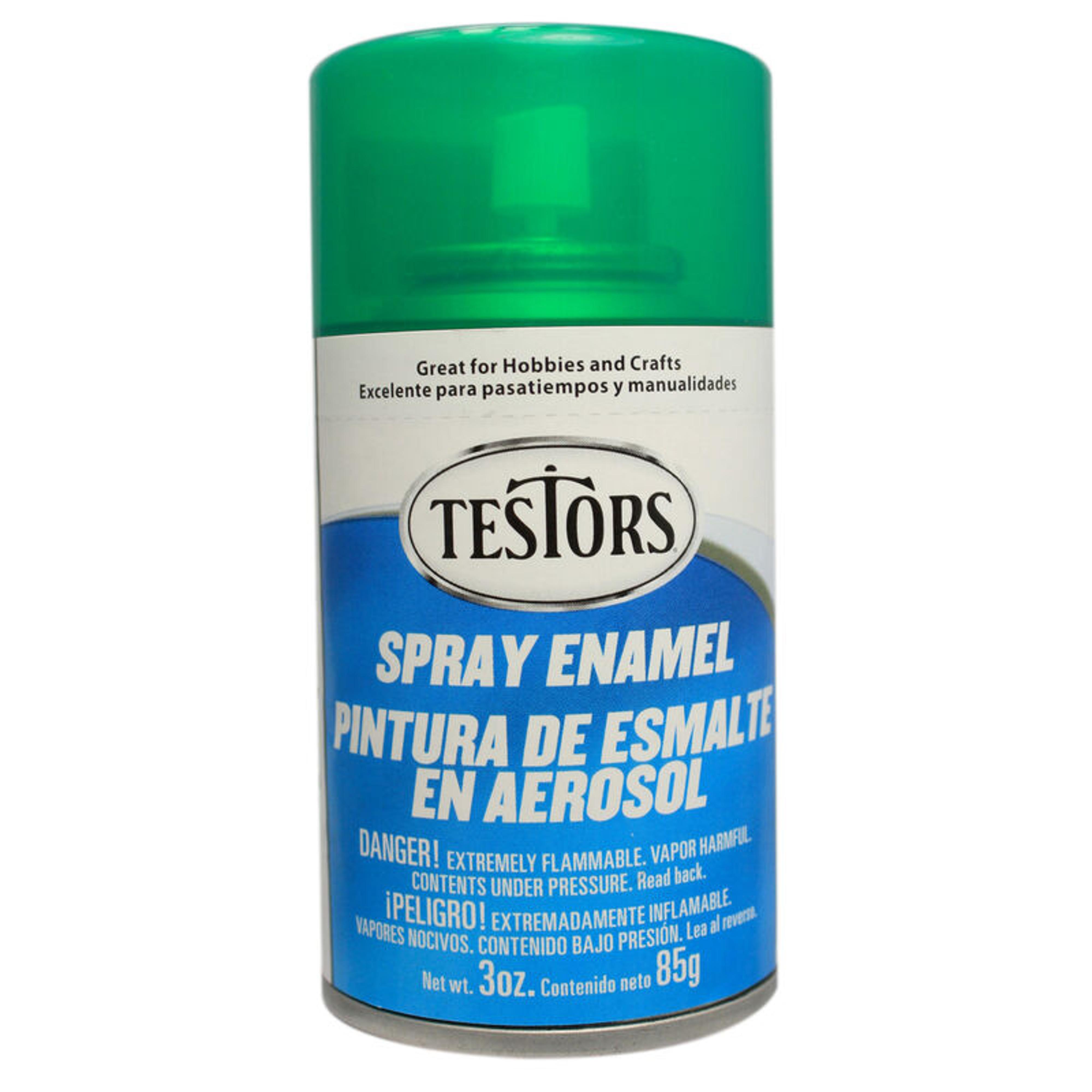 Testors Enamel Sprays - Dark Custom Green Transparent (3 oz)