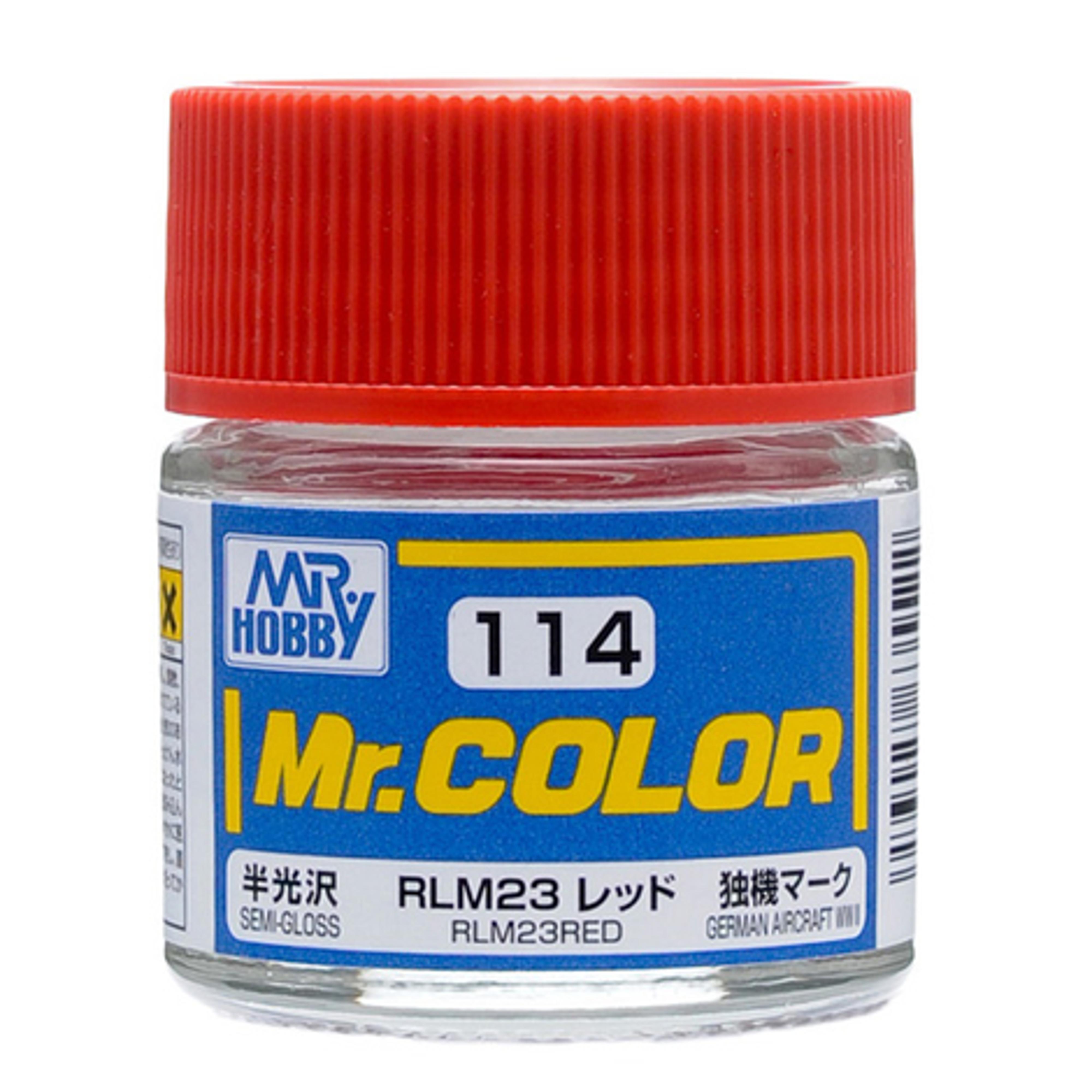 Mr. Hobby Mr. Color Semi-Gloss Red RLM23 Paint