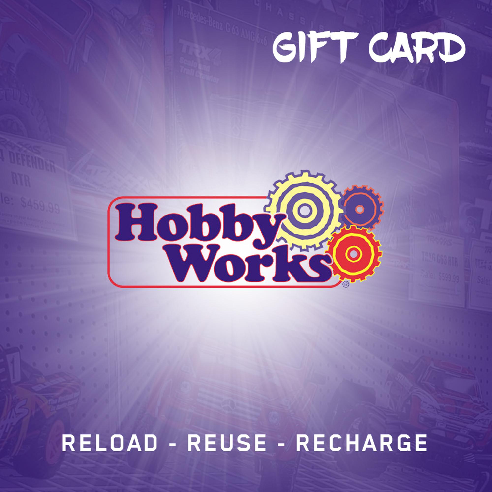 Hobby Works Gift Card: $100
