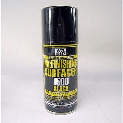 Mr Finishing Surfacer 1500 Black Spray (170ml)