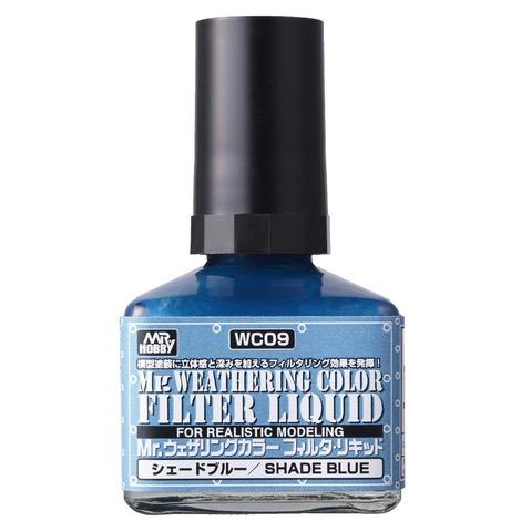 Mr. Weathering Color Filter Liquid - Shade Blue