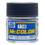 Mr. Hobby Mr. Color Semi-Gloss Black Gray RLM66 Paint