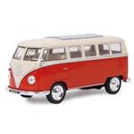 1/24 Die-Cast 1960s Style VW Window Van (Red/Cream)