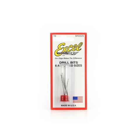 Drill Bits - Assorted,#50-62 (6) carded
