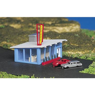 N-Scale Drive-In Burger Stand