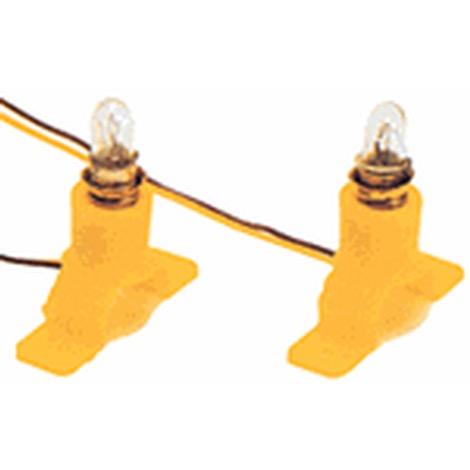 HO Building Lights with Sockets and Bulbs (2-Pack)