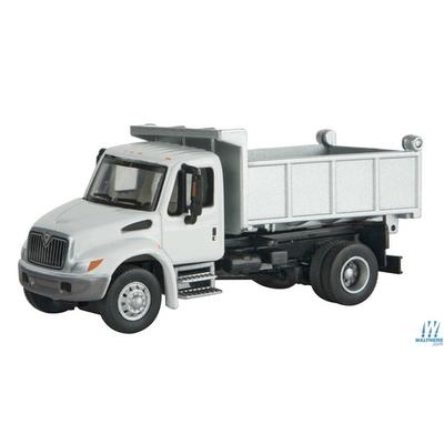HO International(R) 4300 Single-Axle Dump Truck - Assembled -- White