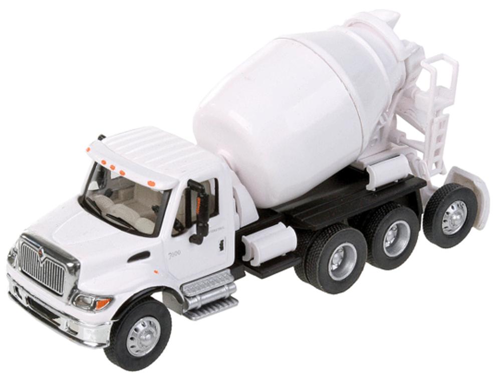 Walthers HO Scale International 7600 3-Axle Cement Mixer Diecast Model