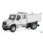 HO International(R) 4300 Crew-Cab Dump Truck - Assembled - White