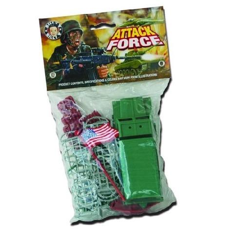 US Army Attack Force Small Figures Assortment - 25 Pieces