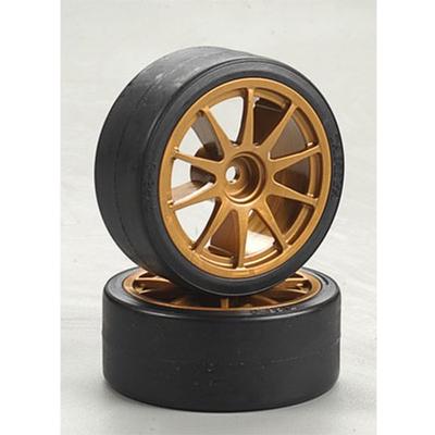 RC Drift Tires Type D & Wheels - Fits all Touring Cars