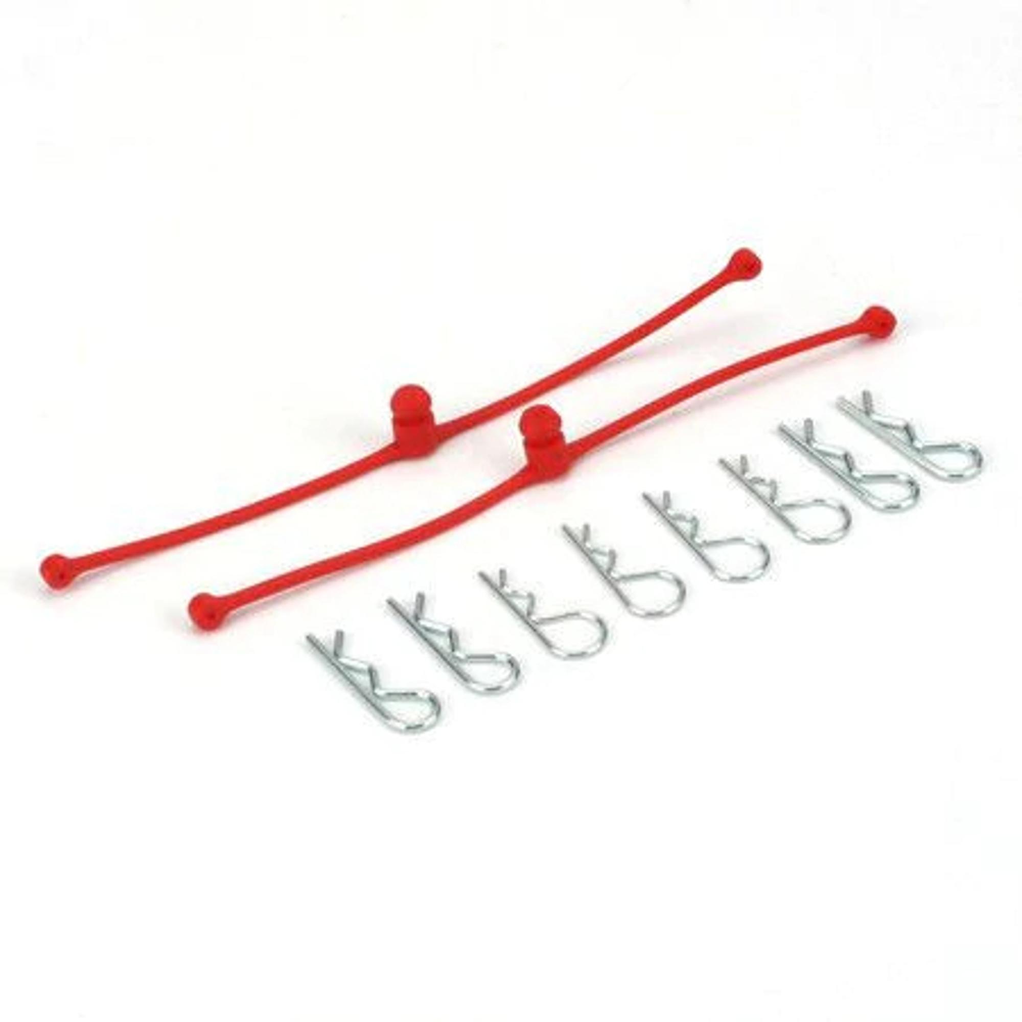 Dubro Body Klip Retainers Red (2)