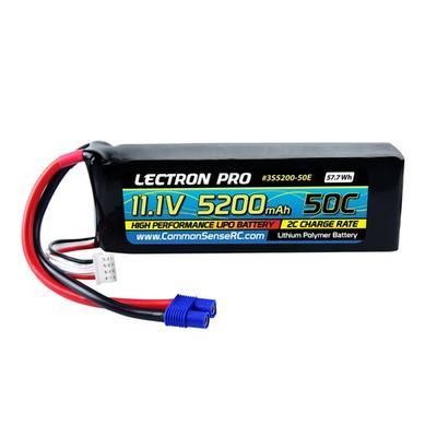 Battery - 11.1V 5200mAh 50C Lipo Battery with EC3 Connector