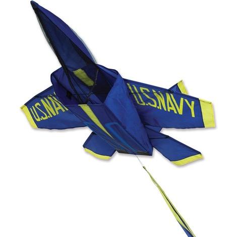 Kite - 3D Jet Kite - Blue Angel