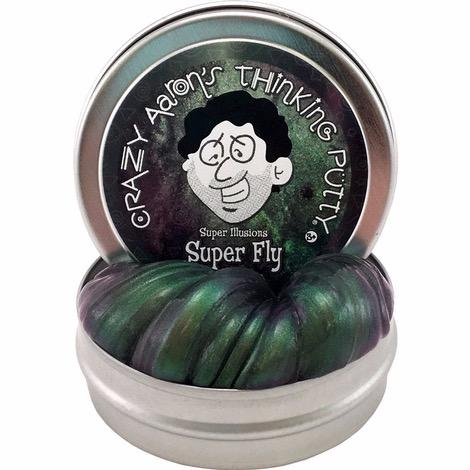 Crazy Aarons Thinking Putty - Superfly Super Illusions - 2 inch mini