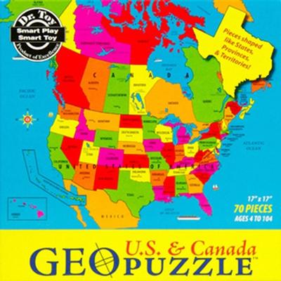 USA and Canada Geopuzzle
