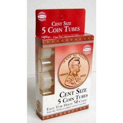 Cents Coin Tubes (5/bx)