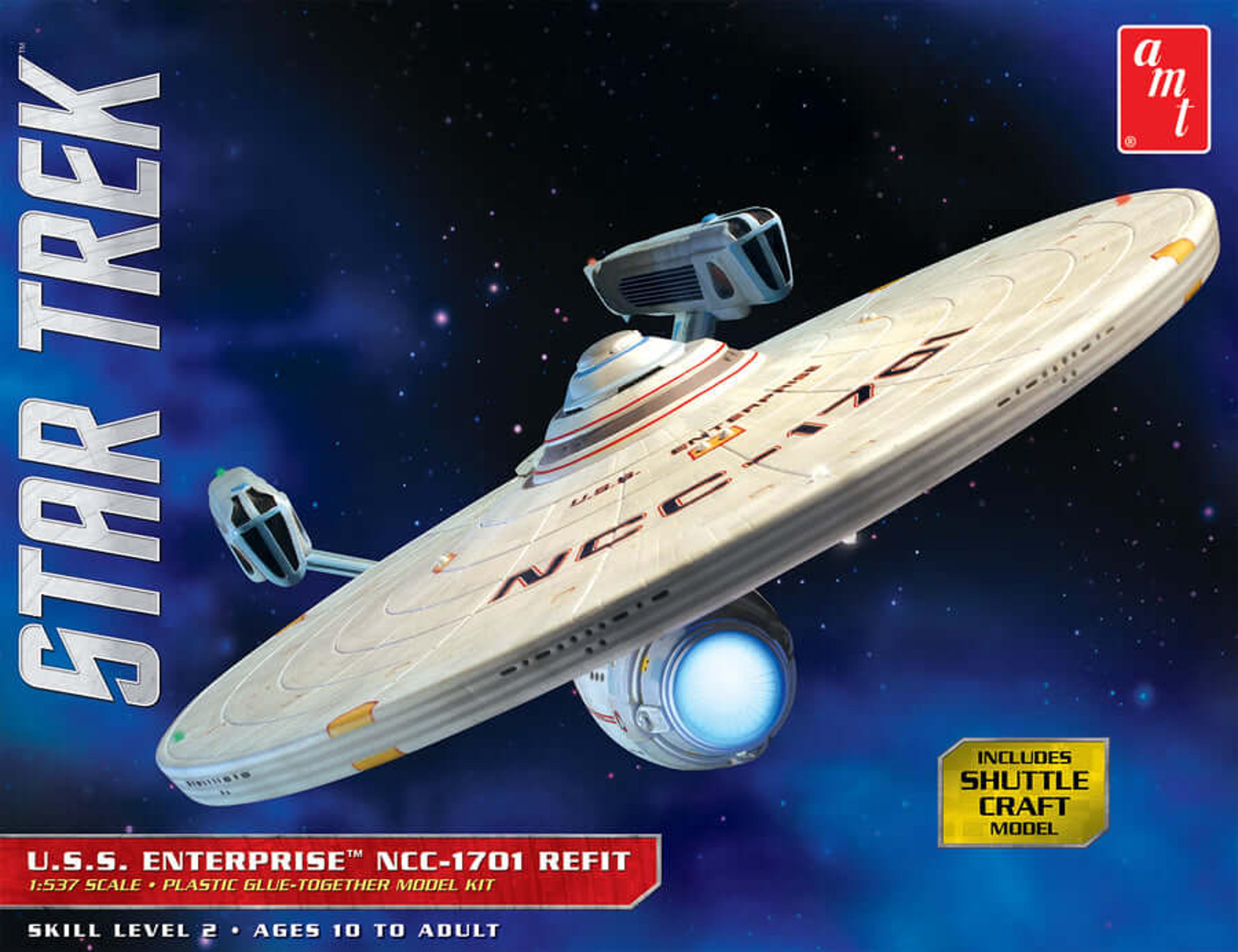 AMT 1/537 Star Trek USS Enterprise Refit Model Kit