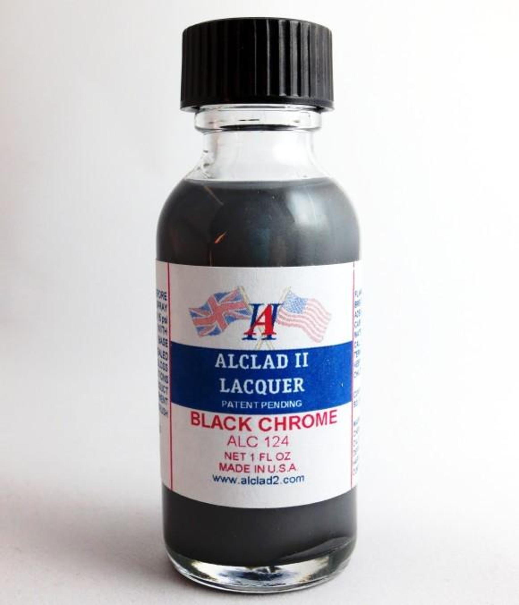 Alclad II Lacquers Black Chrome 1 oz.